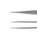 Style 00-SA Stainless Steel Anti-Magnetic Swiss High Precision Tweezers with Tapered Strong, Flat Edge Tips, 4-3/4" Long